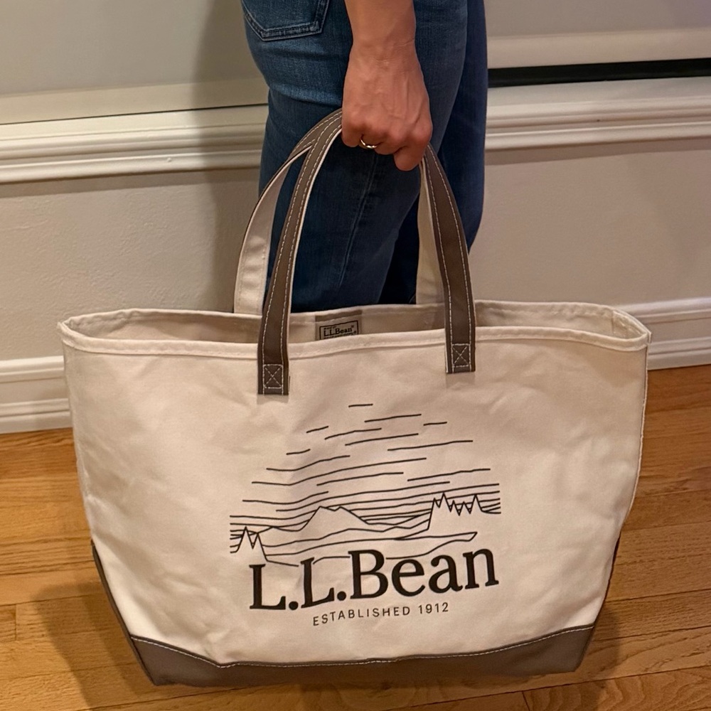 L.L. Bean Canvas Boat & Tote Bag